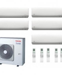 Klimatizácia Toshiba Suzumi Plus - Multisplit 5x2.5kW/10kW